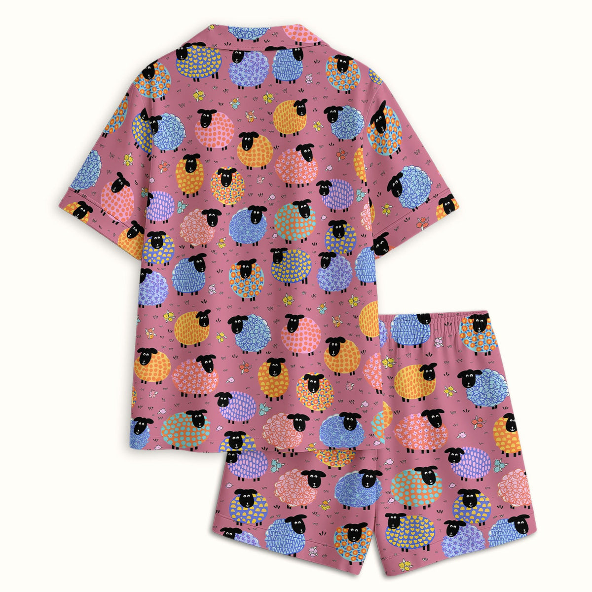 Colorful Sheep Pajama Set