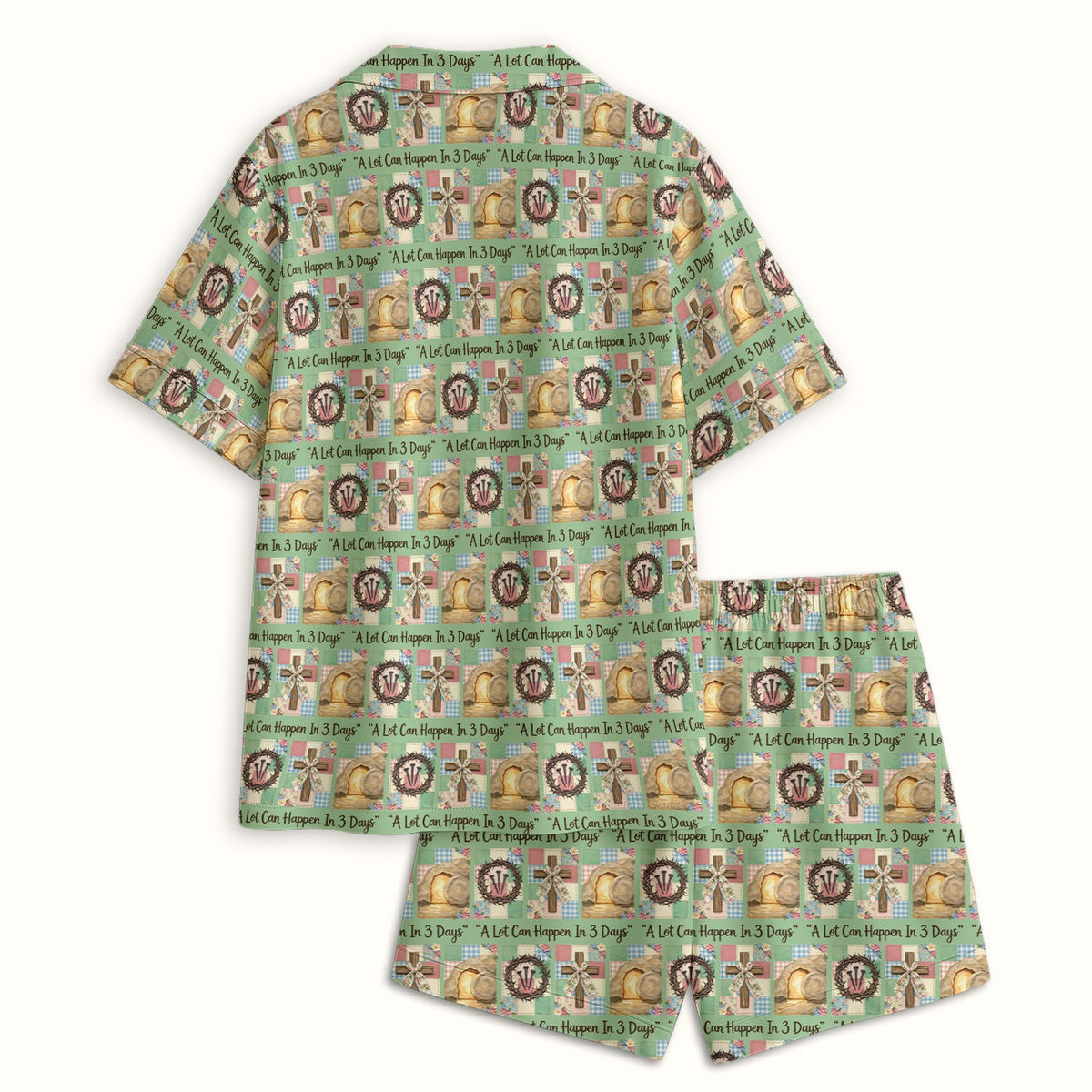 Christian Easter Cross Pajama Set