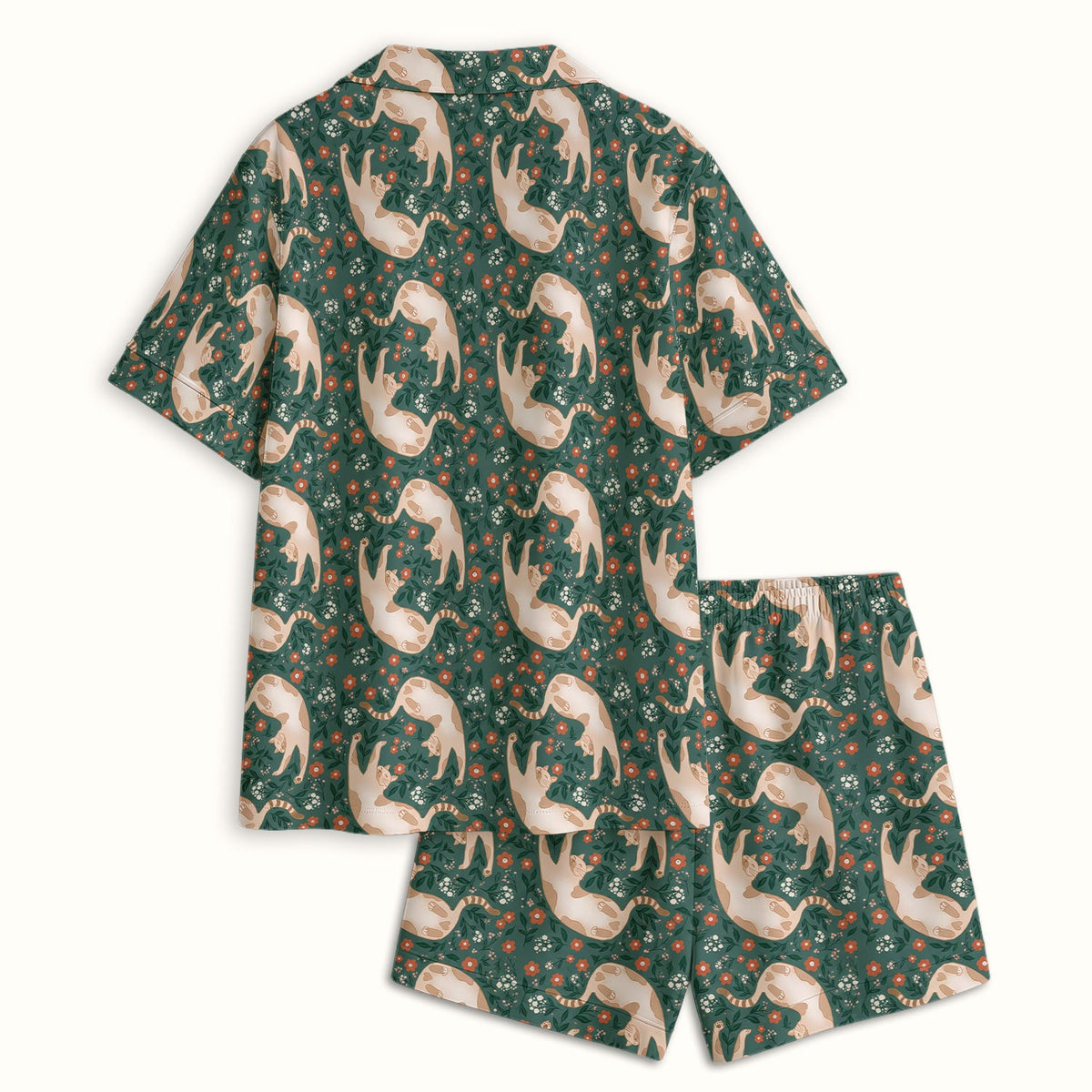 Blue Butterfly Glowing Garden Pajama Set