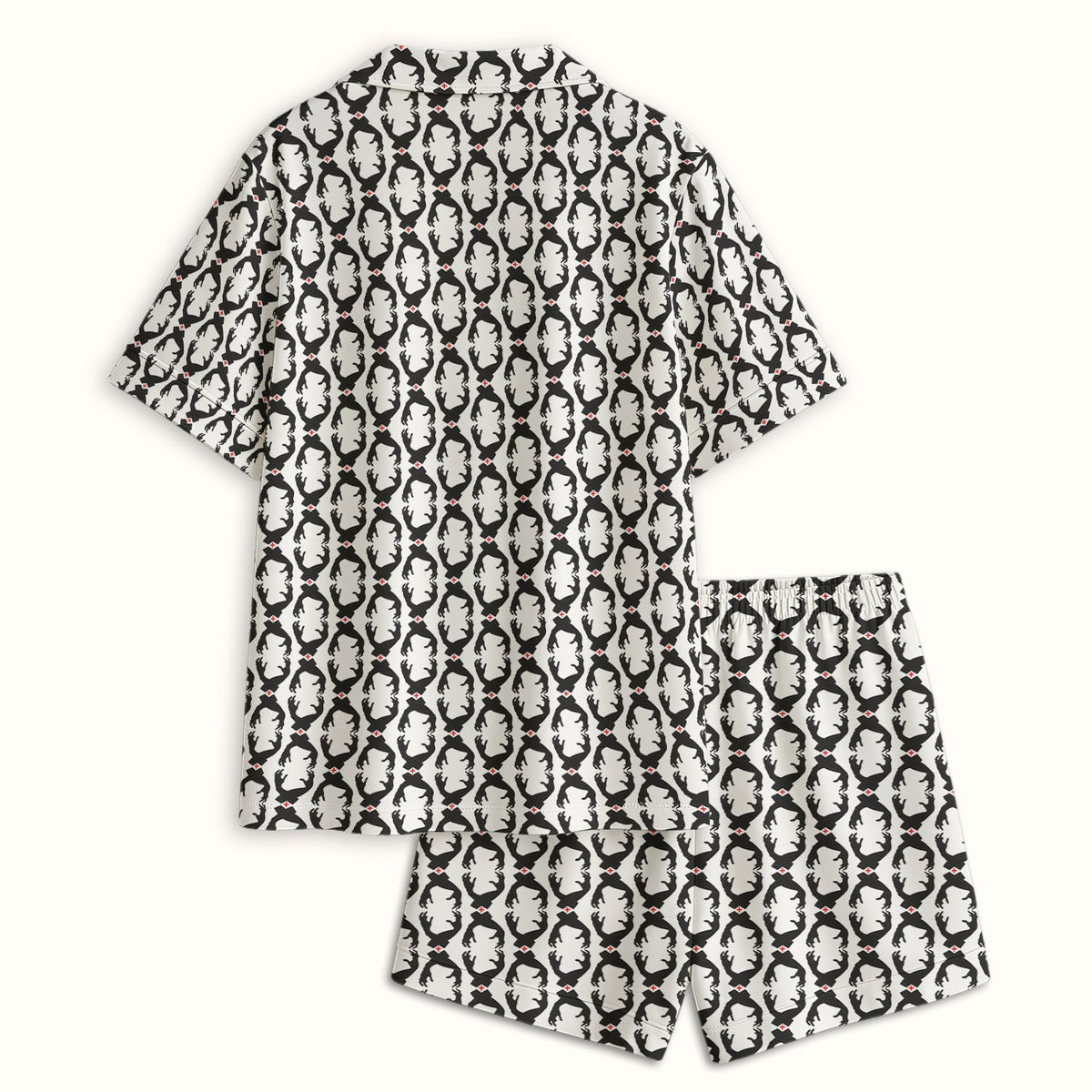 Creepy Hands Black White Red Pajama Set