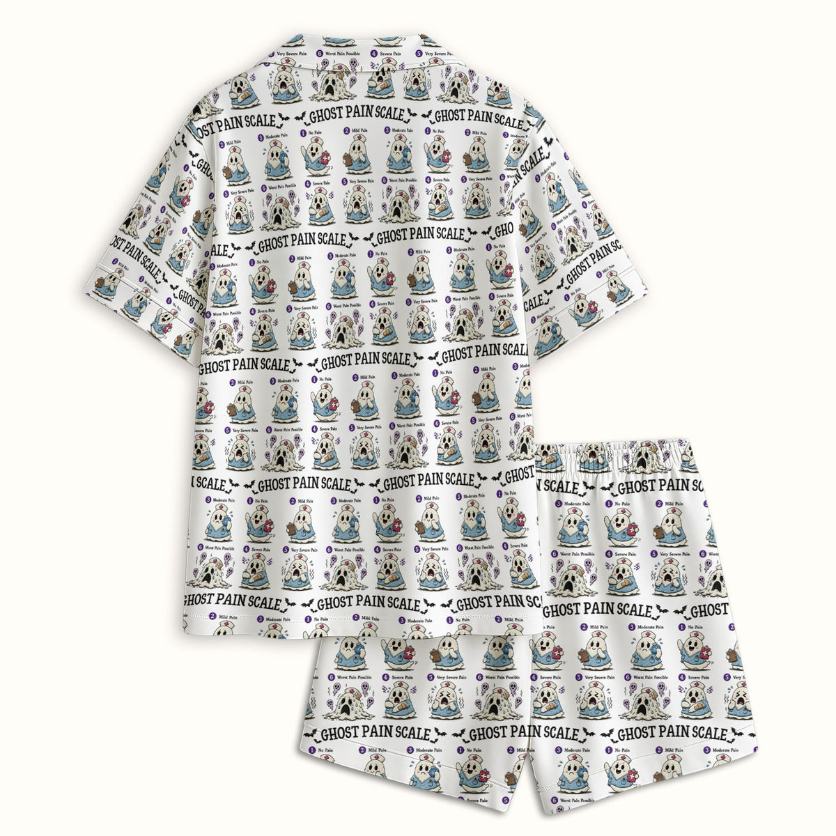 Ghost Pain Scale Pajama Set