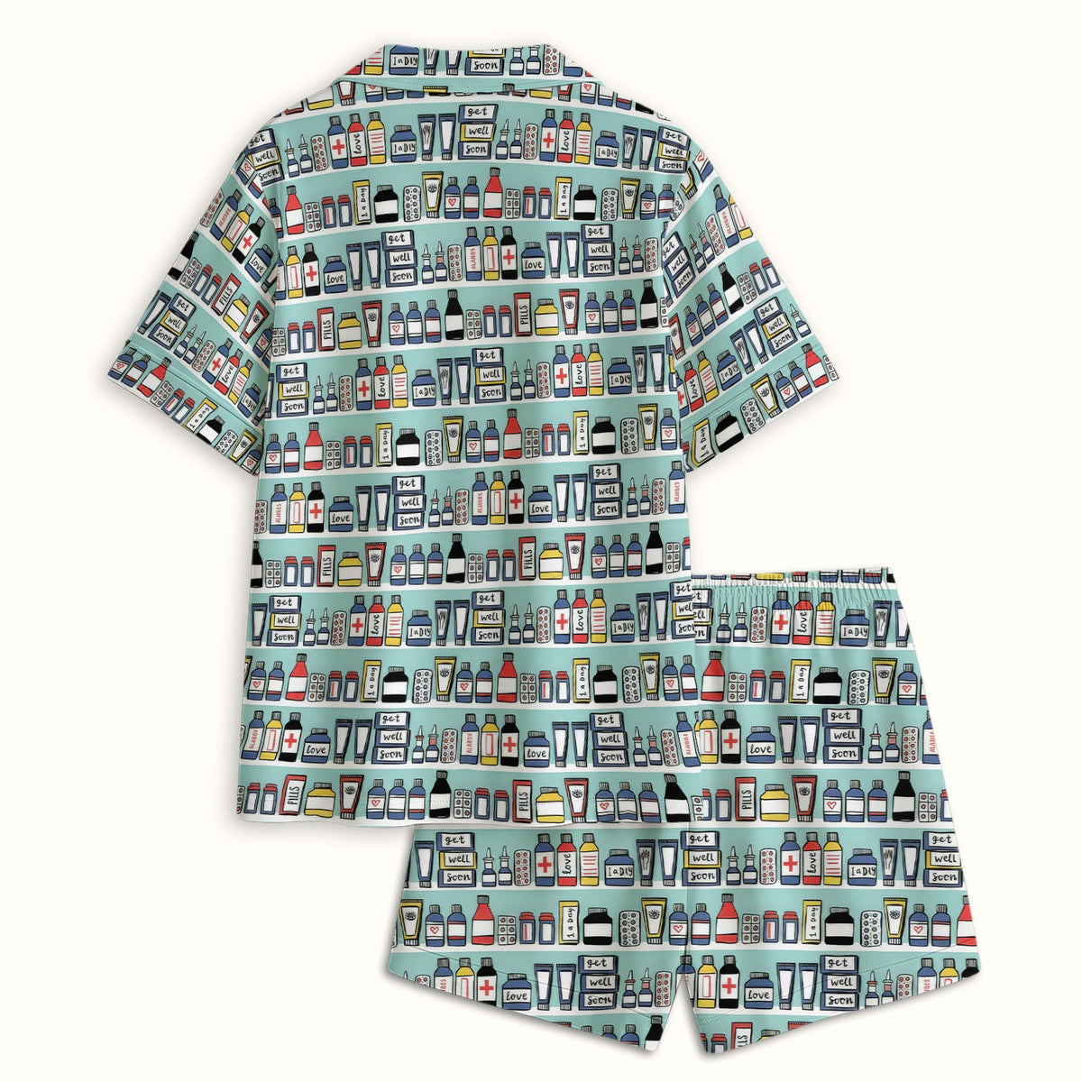 Medicine Bottle Pharmacy Pills Pajama Set