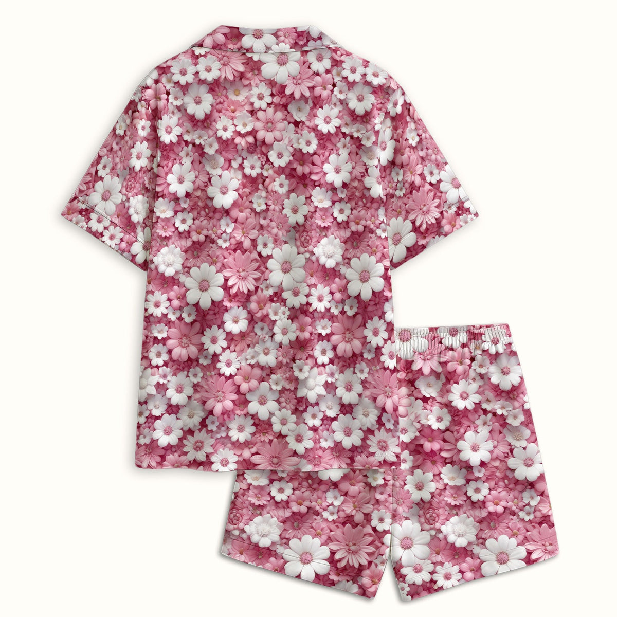 Daisy Flower Bloom Nurse Pajama Set
