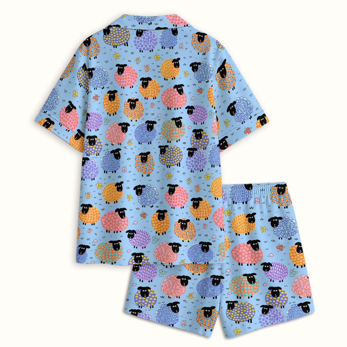 Colorful Sheep Pajama Set