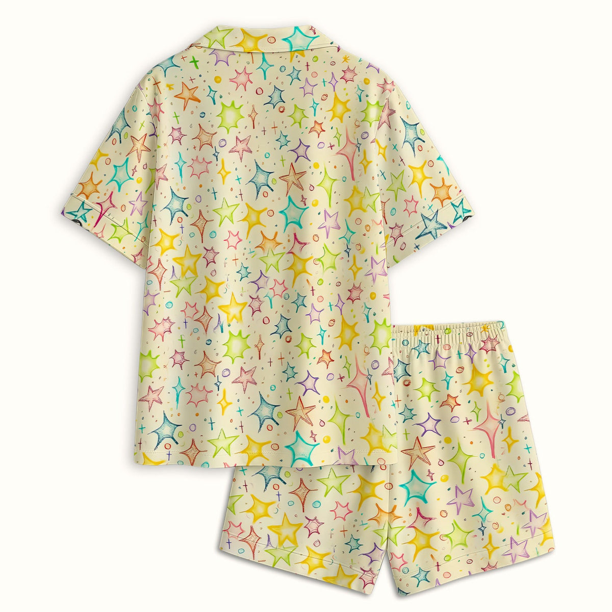 Chill Raccoon Starry Music Pajama Set