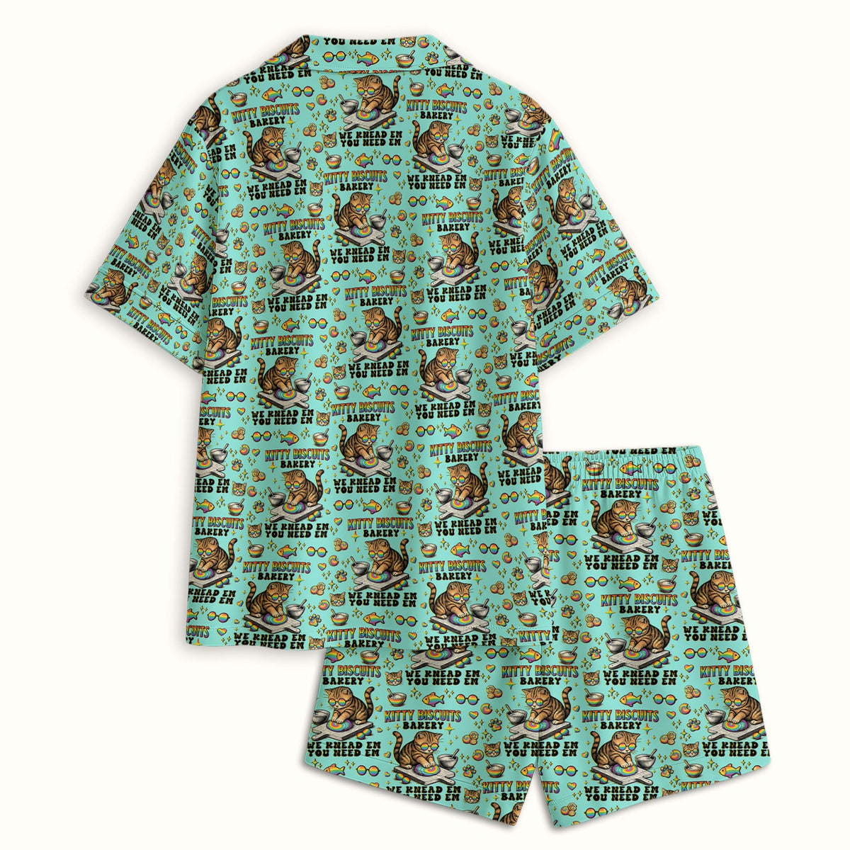 Pride Nurse Cat Baking Pajama Set