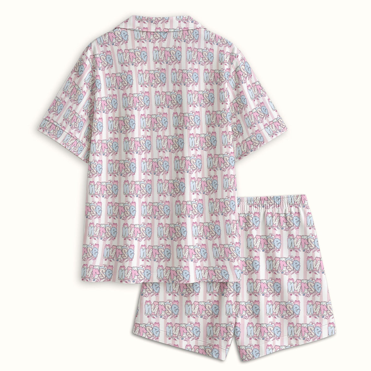 Pastel Nurse Pajama Set