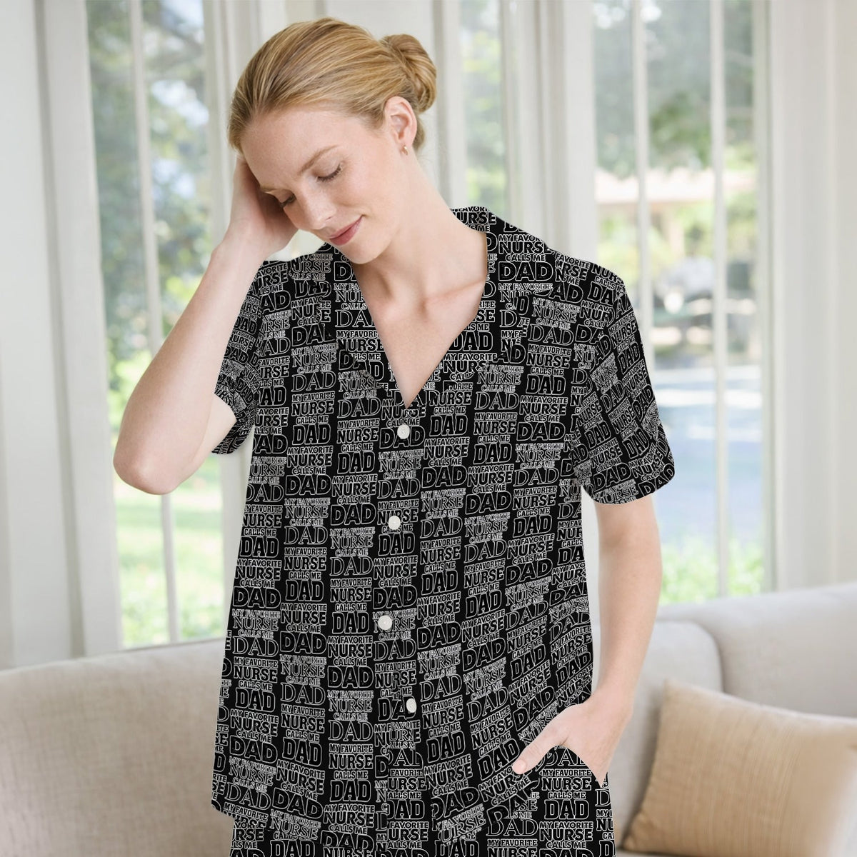Favorite Nurse Calls Dad Pajama Set