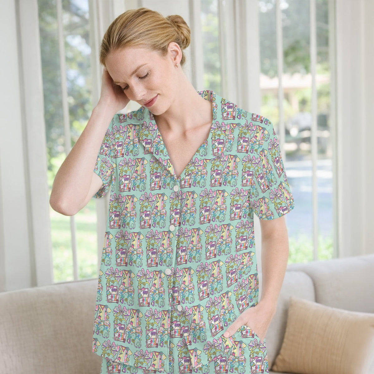 Colorful Nurse Supplies Pajama Set