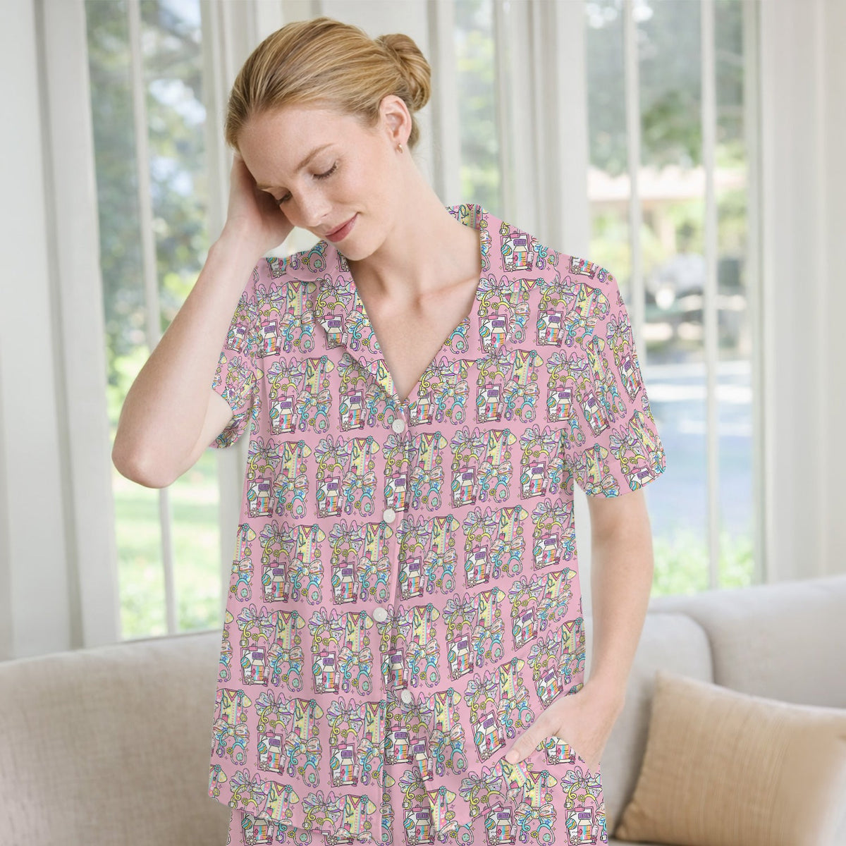 Colorful Nurse Supplies Pajama Set