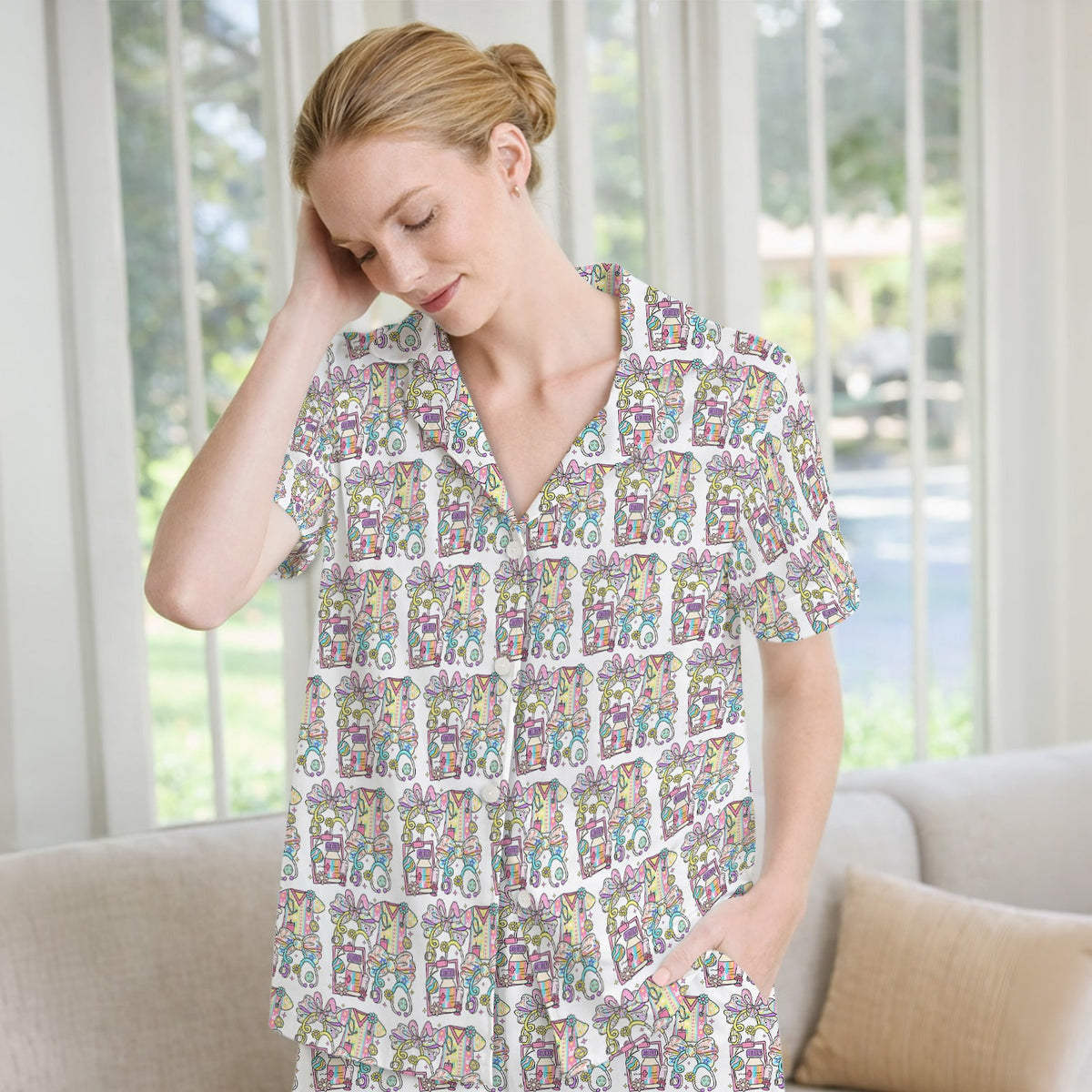 Colorful Nurse Supplies Pajama Set