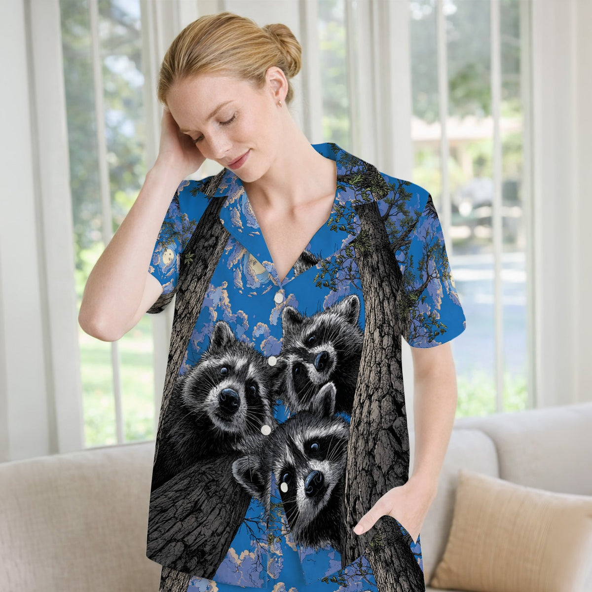 Raccoon Tree Veterinary Nurse Pajama Set