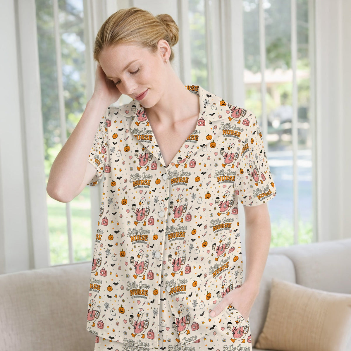 Silly Goose Pajama Set - Halloween Gift
