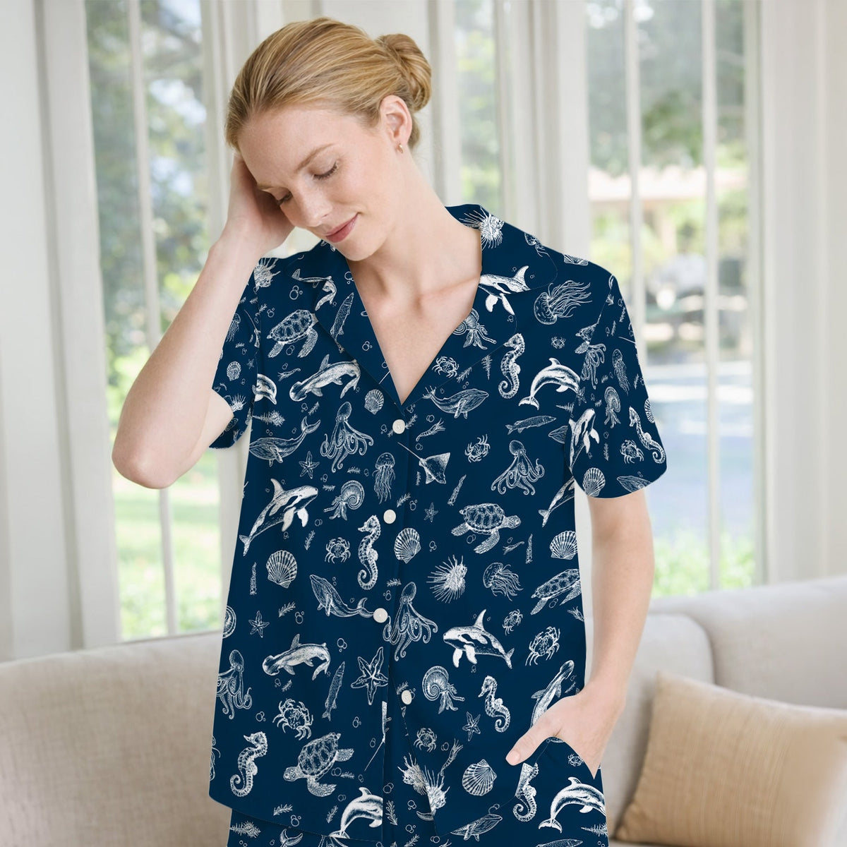 Marine Sea Life Pajama Set
