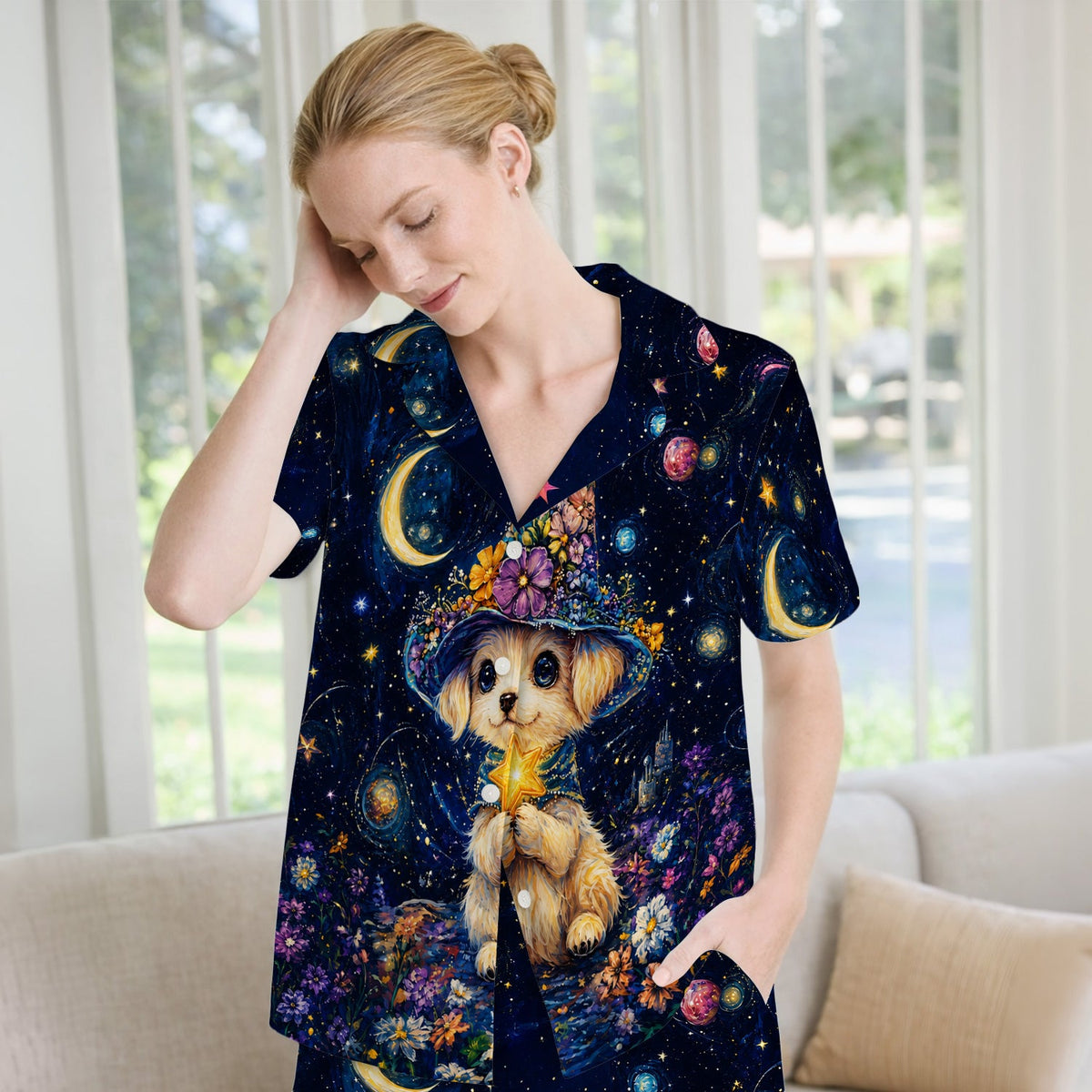 Puppy Wizard Nurse Pajama Set