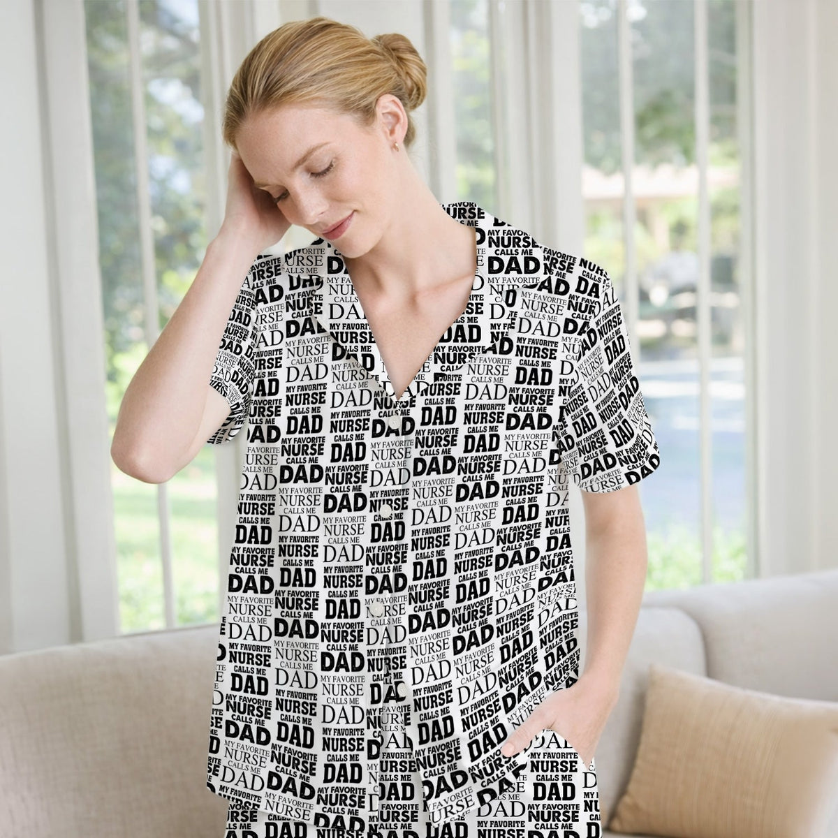 Favorite Nurse Calls Dad Pajama Set