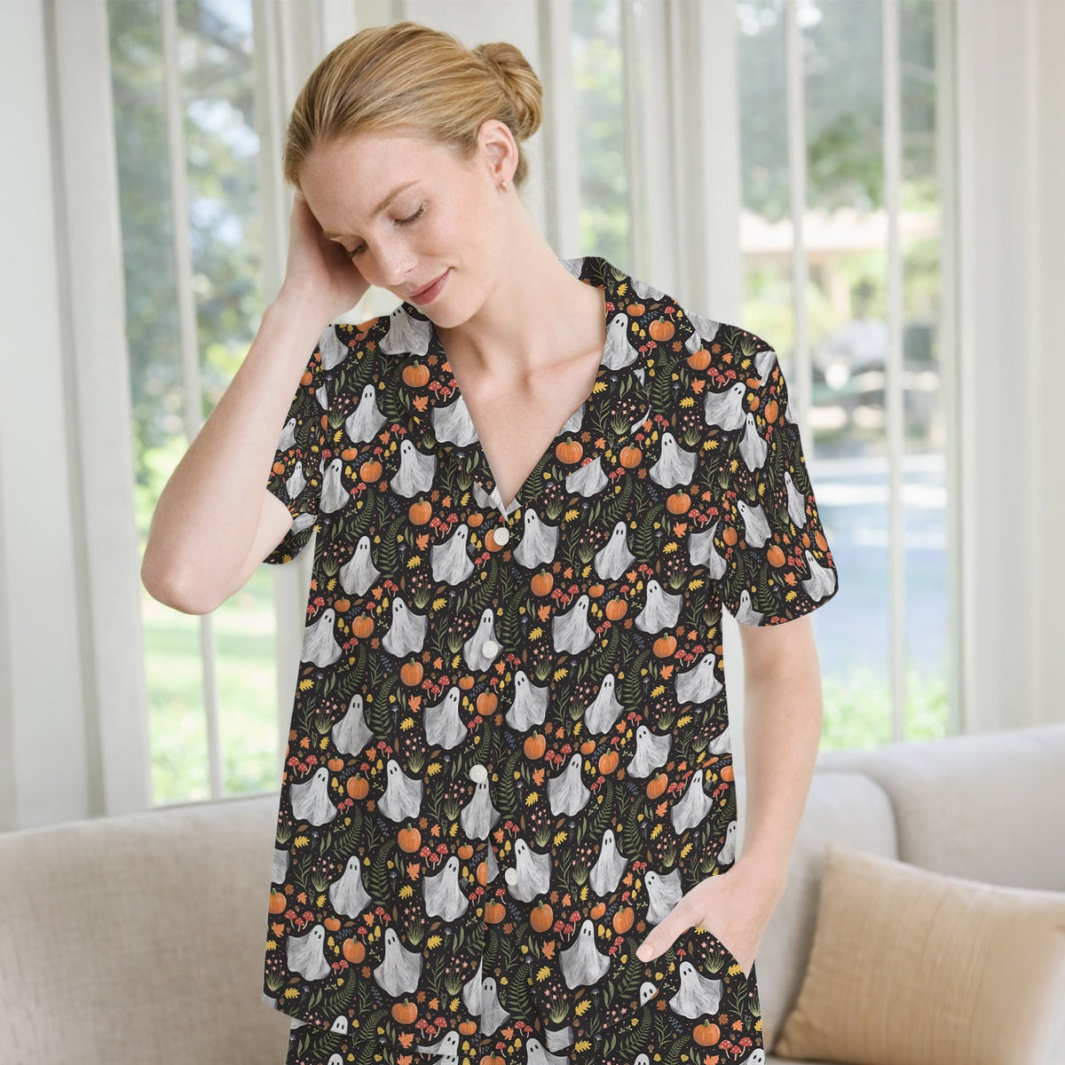 Pumpkin Woodland Pajama Set