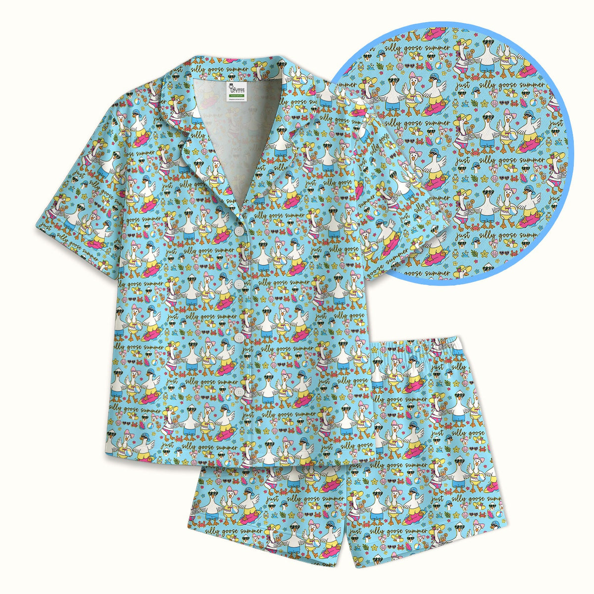 Silly Goose Summer Pajama Set
