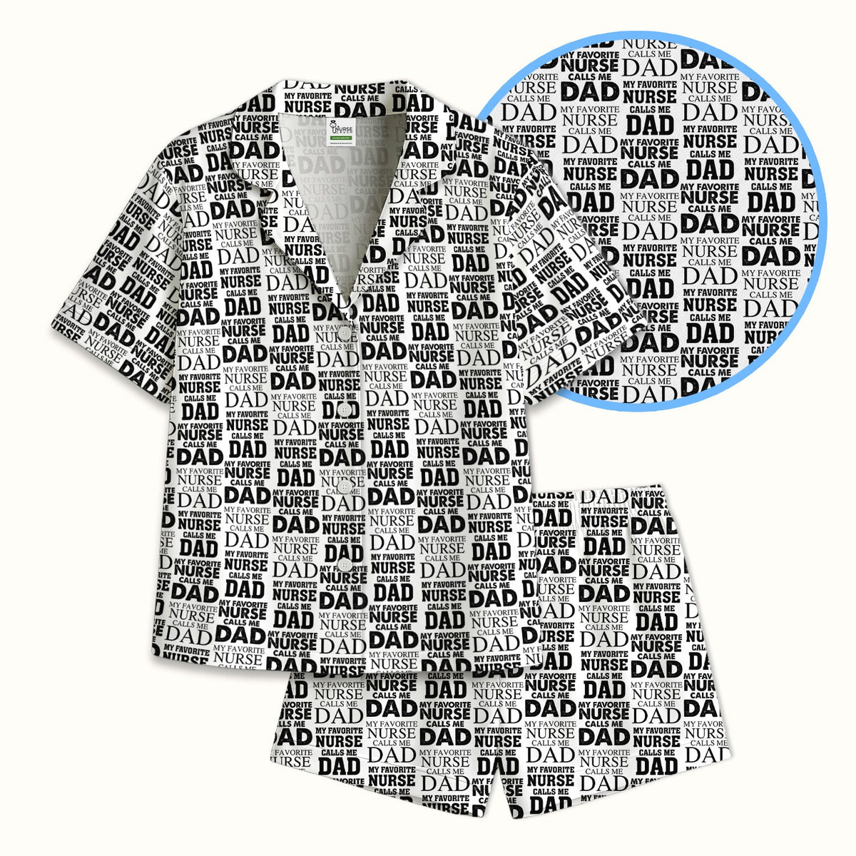 Favorite Nurse Calls Dad Pajama Set
