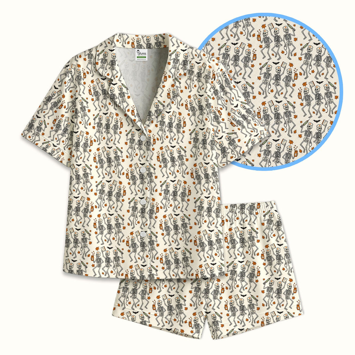 Skeleton Pajama Set - Halloween Gift