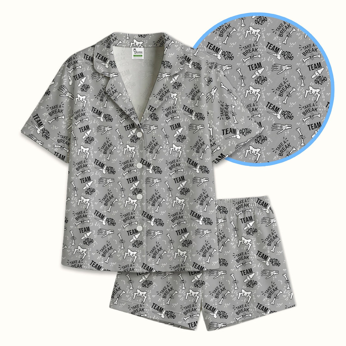 Team Ortho Bone Joint Pajama Set