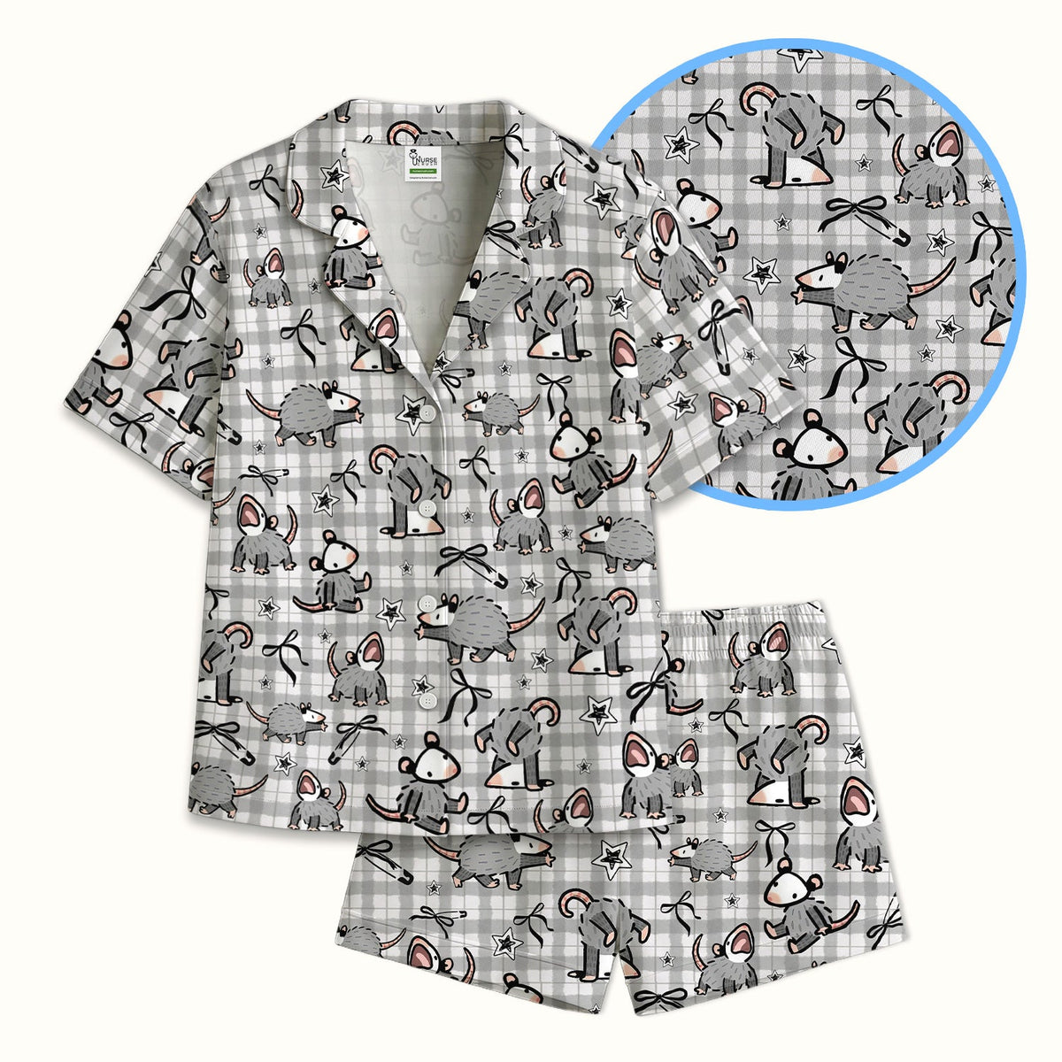 Mouse Cartoon Pajama Set