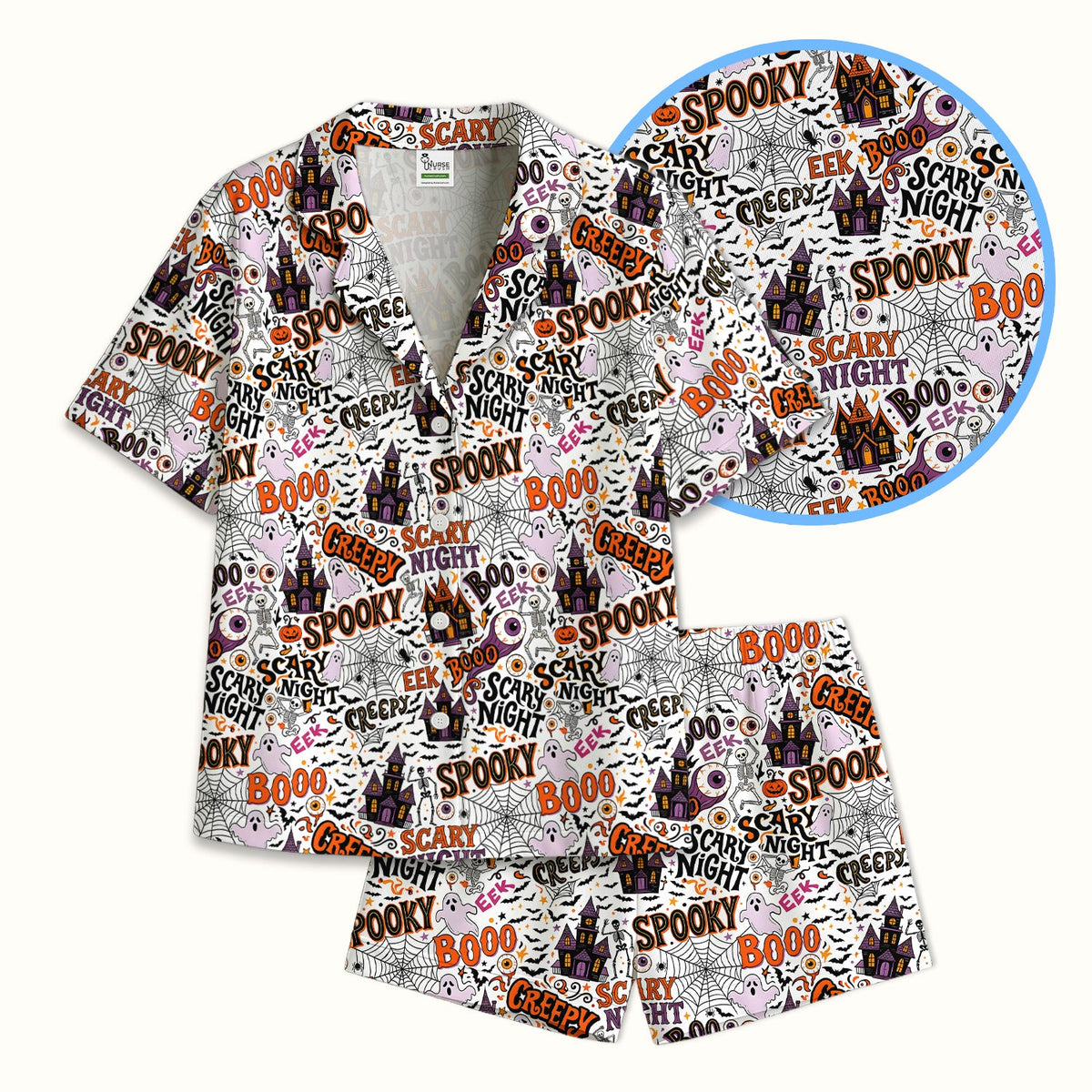 Haunted House Pajama Set