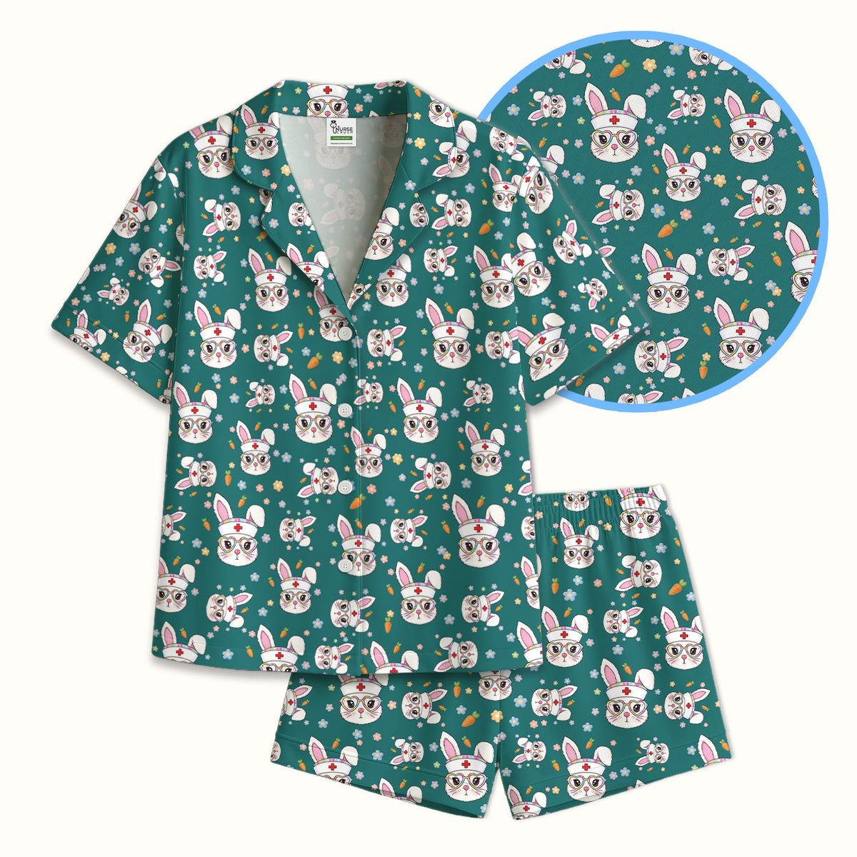 Bunny Nurse Pajama Set - Easter Gift