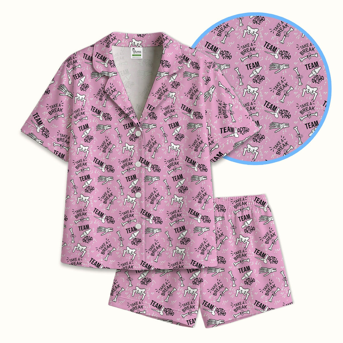 Team Ortho Bone Joint Pajama Set