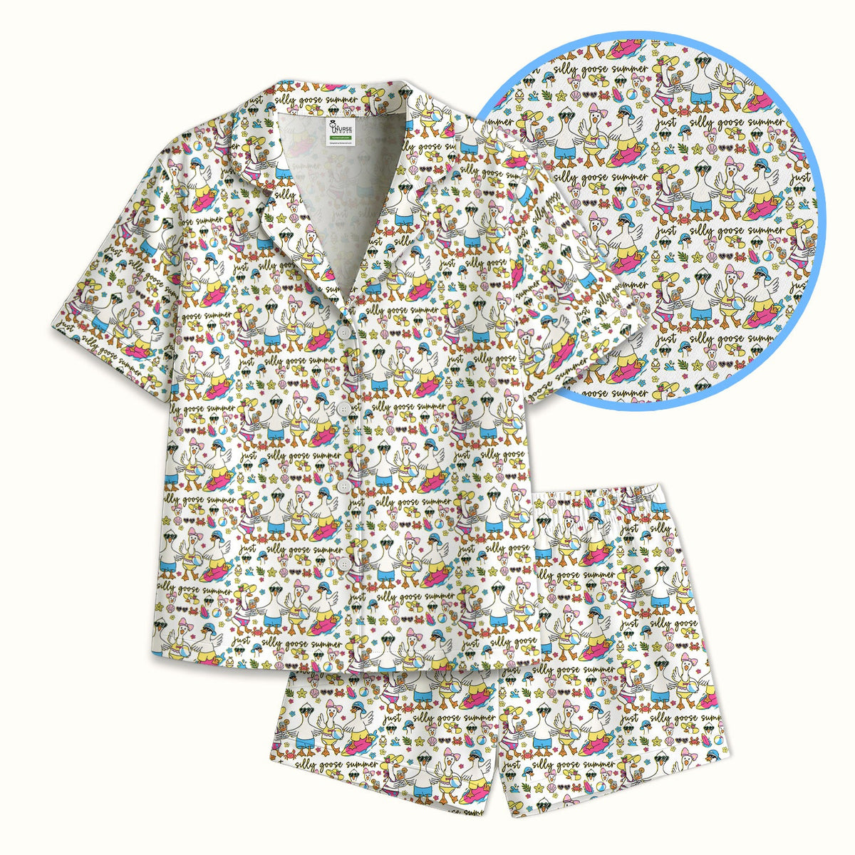 Silly Goose Summer Pajama Set