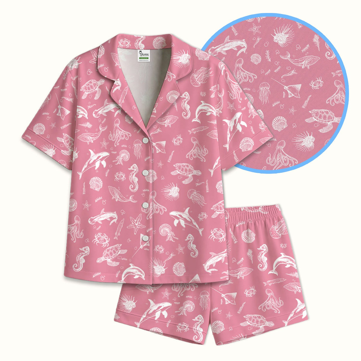 Marine Sea Life Pajama Set