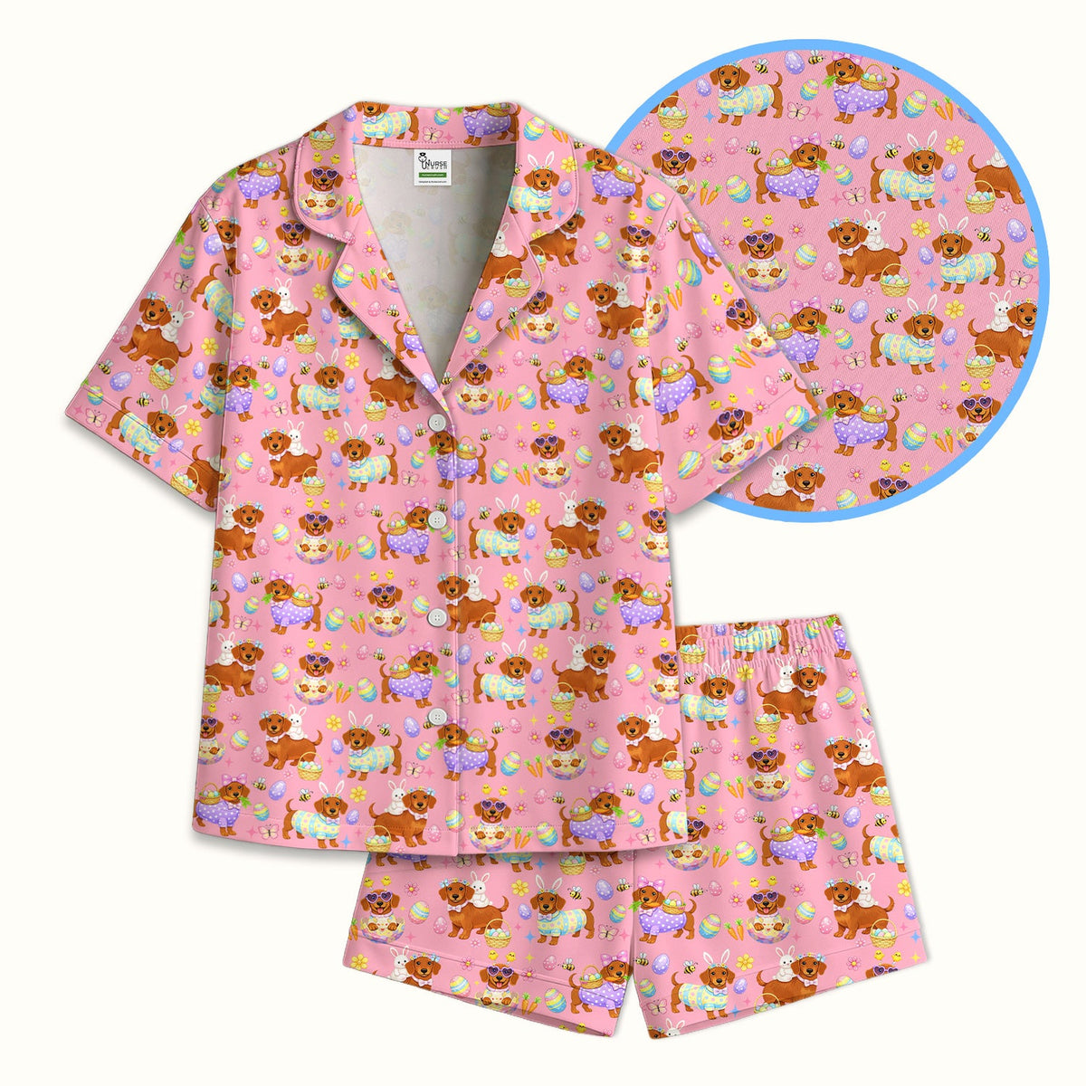 Easter Dachshund Pajama Set