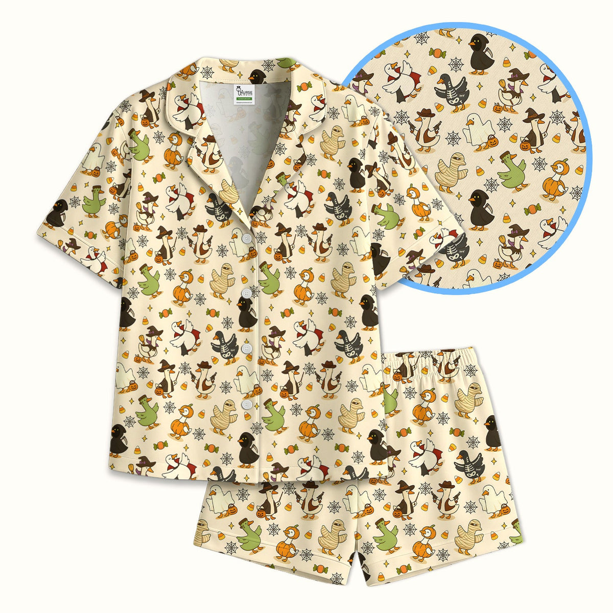 Costume Ducks Pajama Set - Halloween Gift