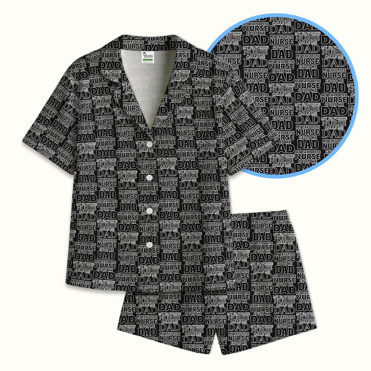 Favorite Nurse Calls Dad Pajama Set