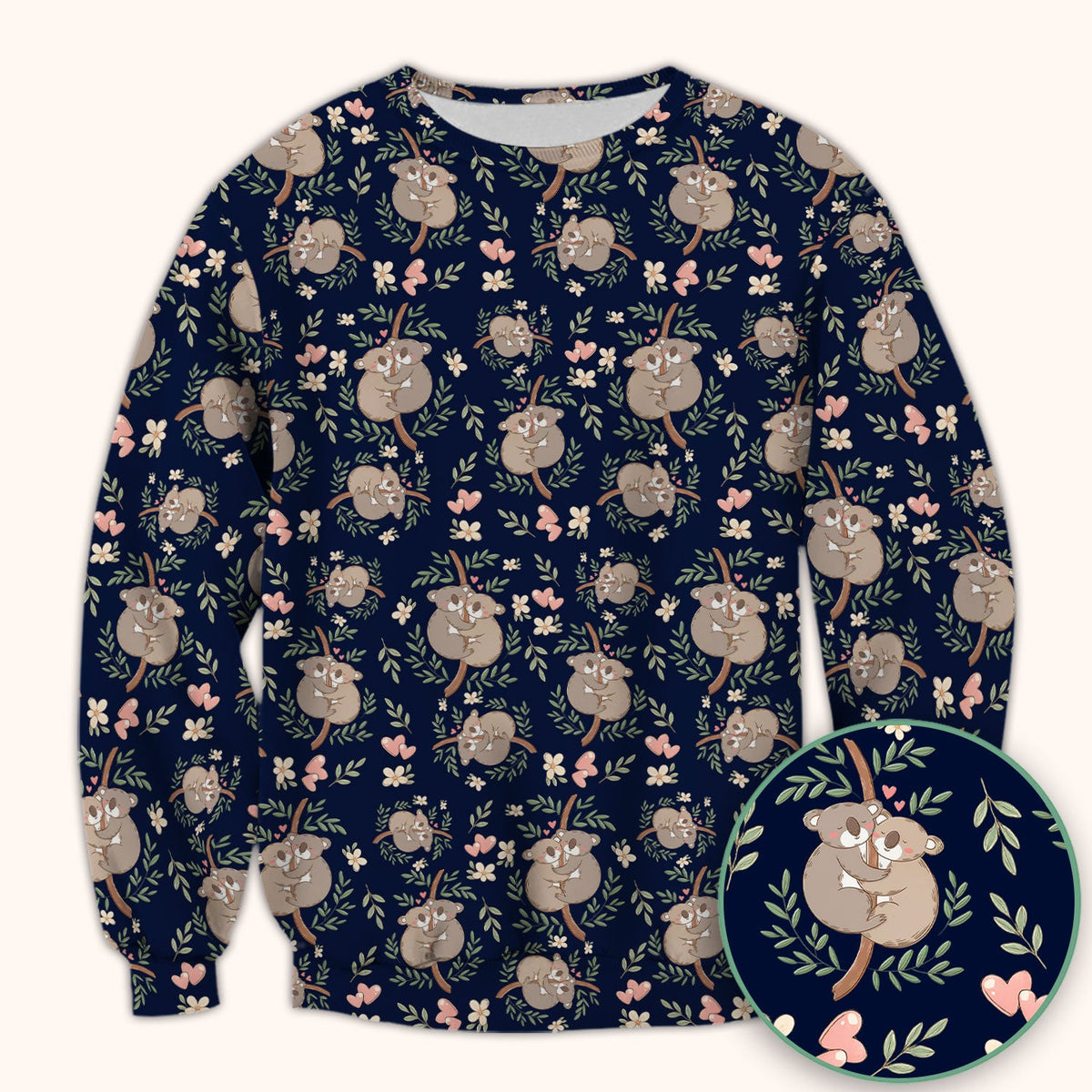 Koala Love Nurse Scrub Top