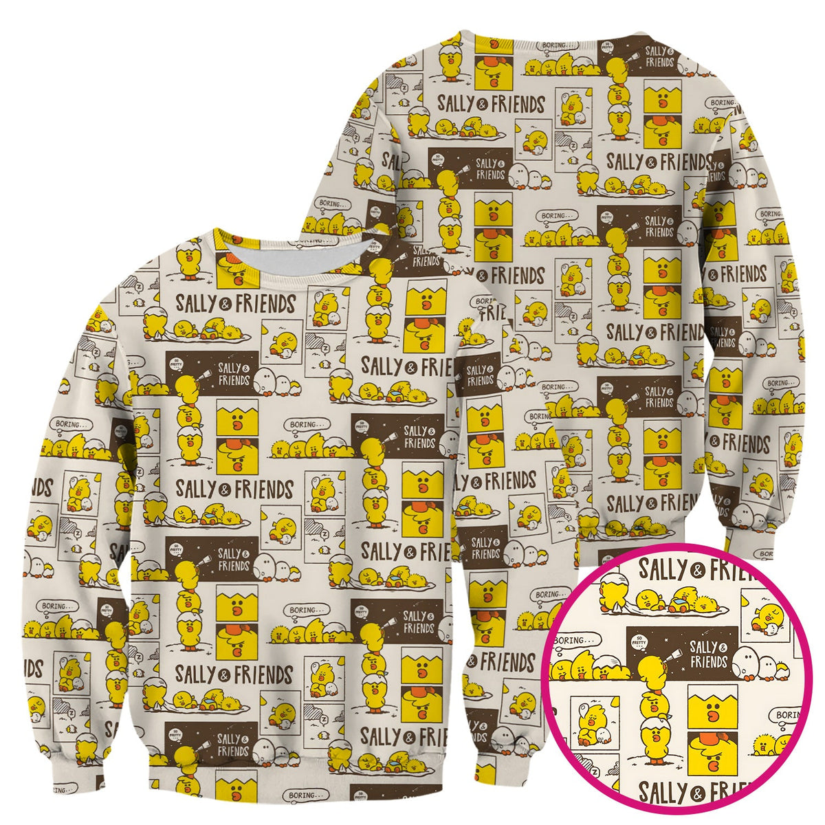 Chick Comic Nurse Scrub Top
