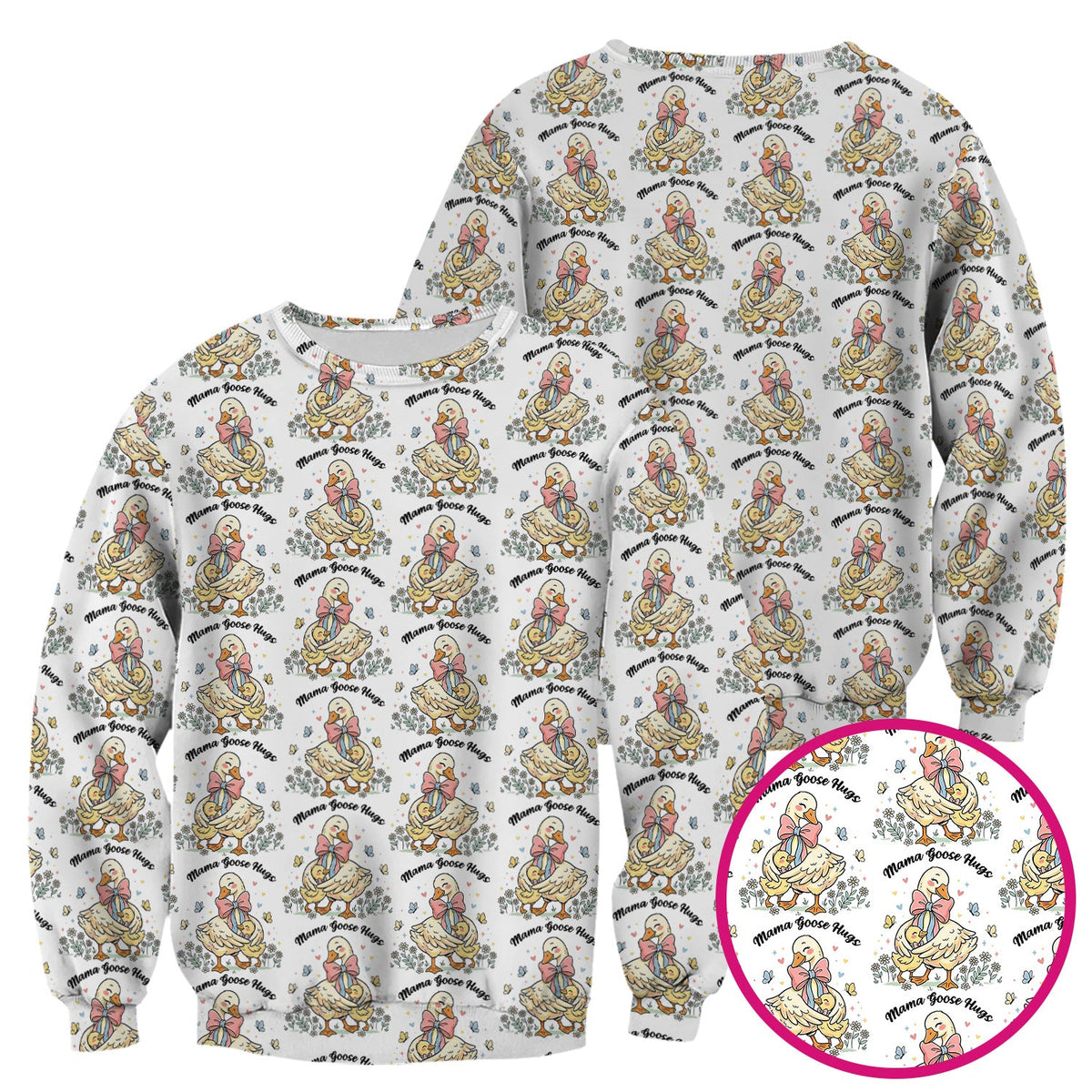 Mama Goose Hug Nurse Scrub Top