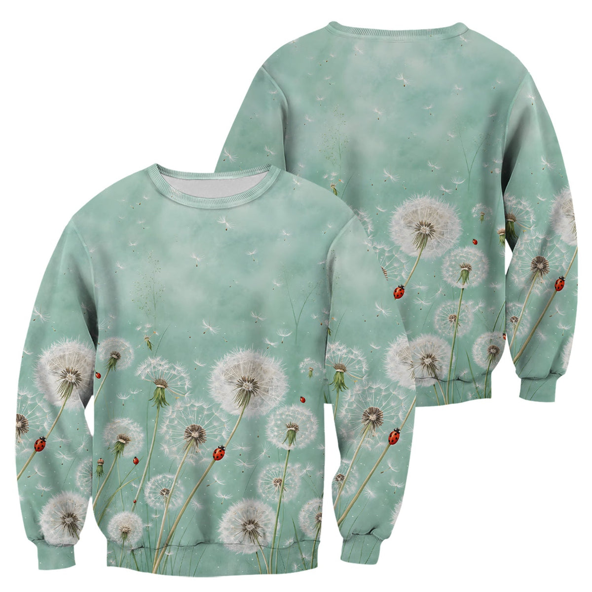Dandelion Wishes Ladybug Nurse Scrub Top