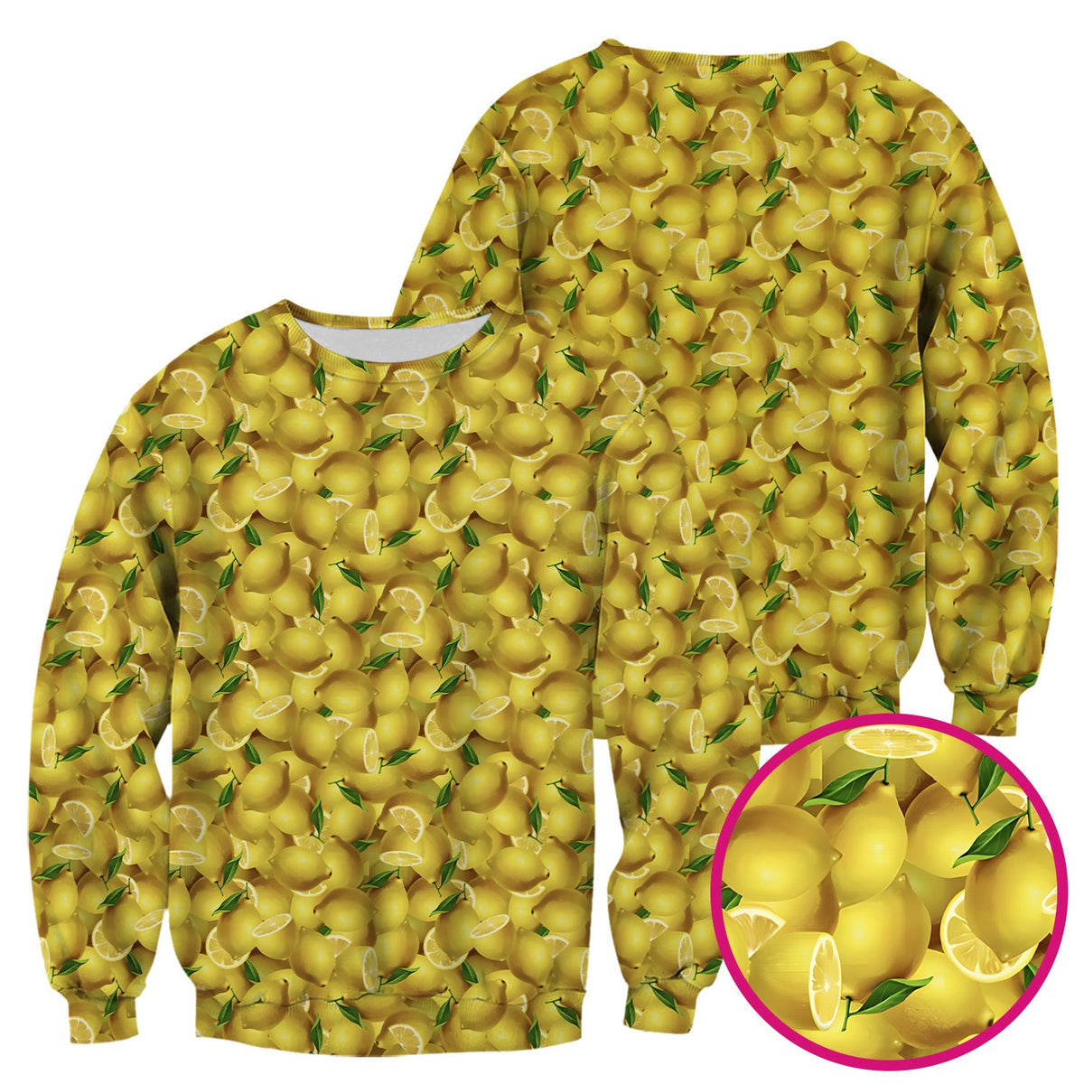 Fresh Lemon Nurse Scrub Top