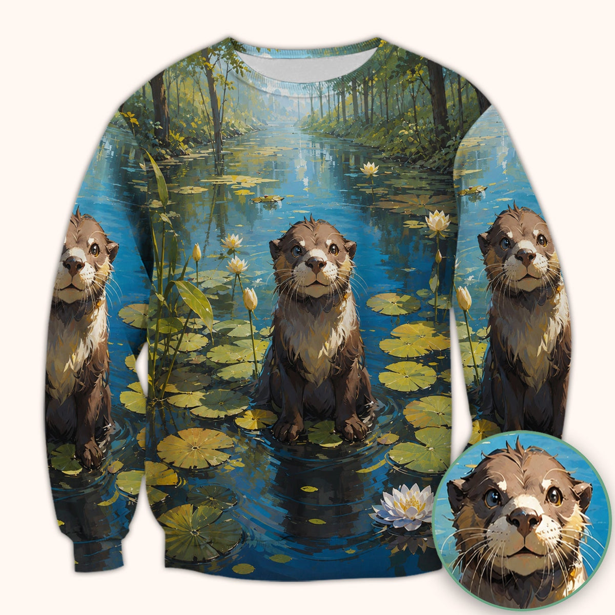 Otter Pond Nurse Scrub Top