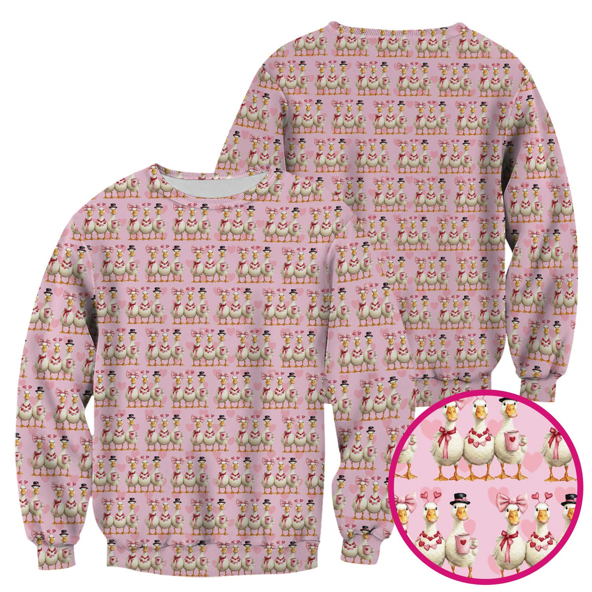 Goose Heart Nurse Scrub Top - Valentines Day Gift