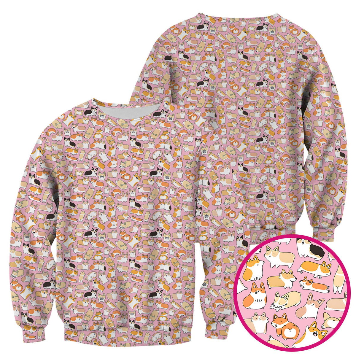 Corgi Nurse Scrub Top