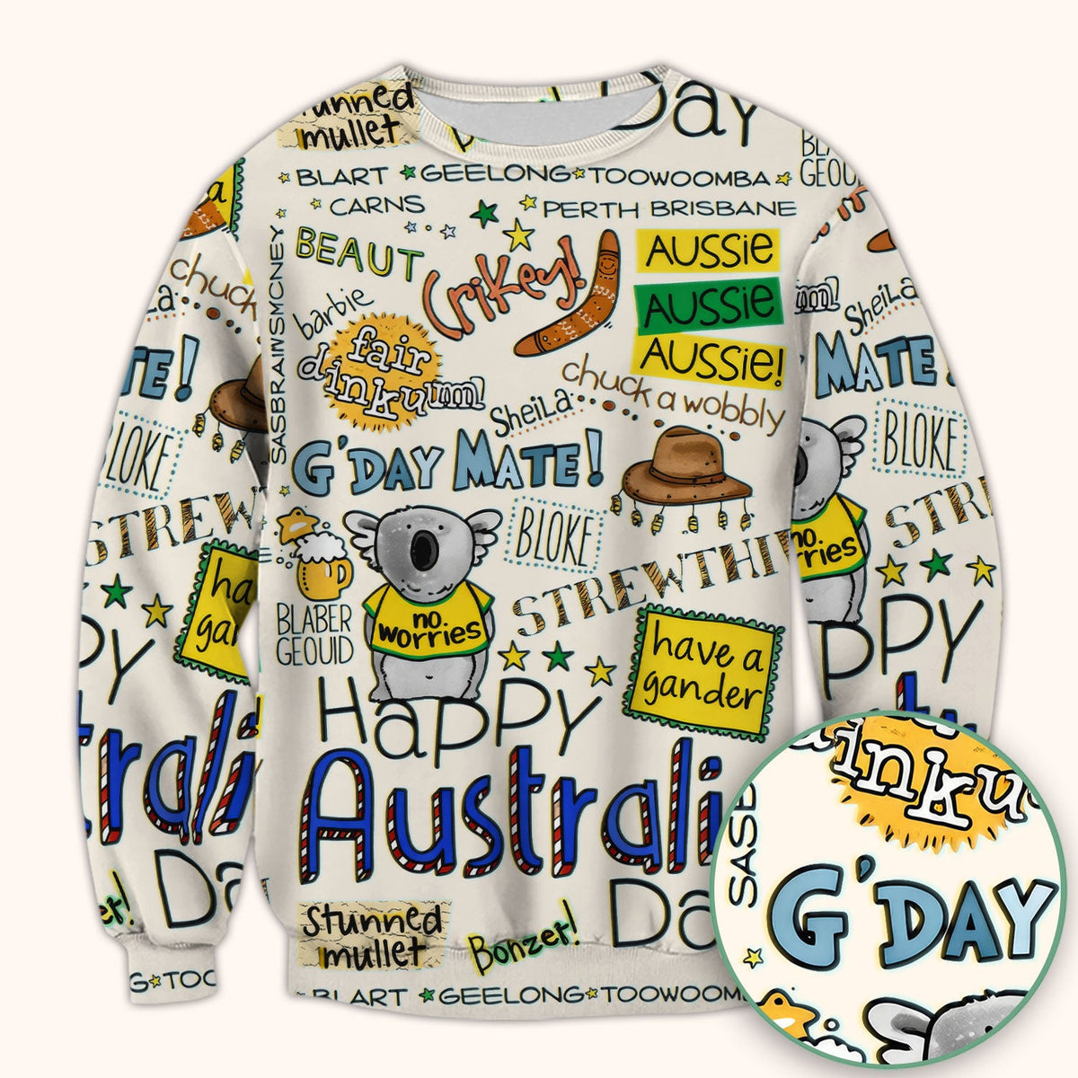 Koala Australia Nurse Scrub Top