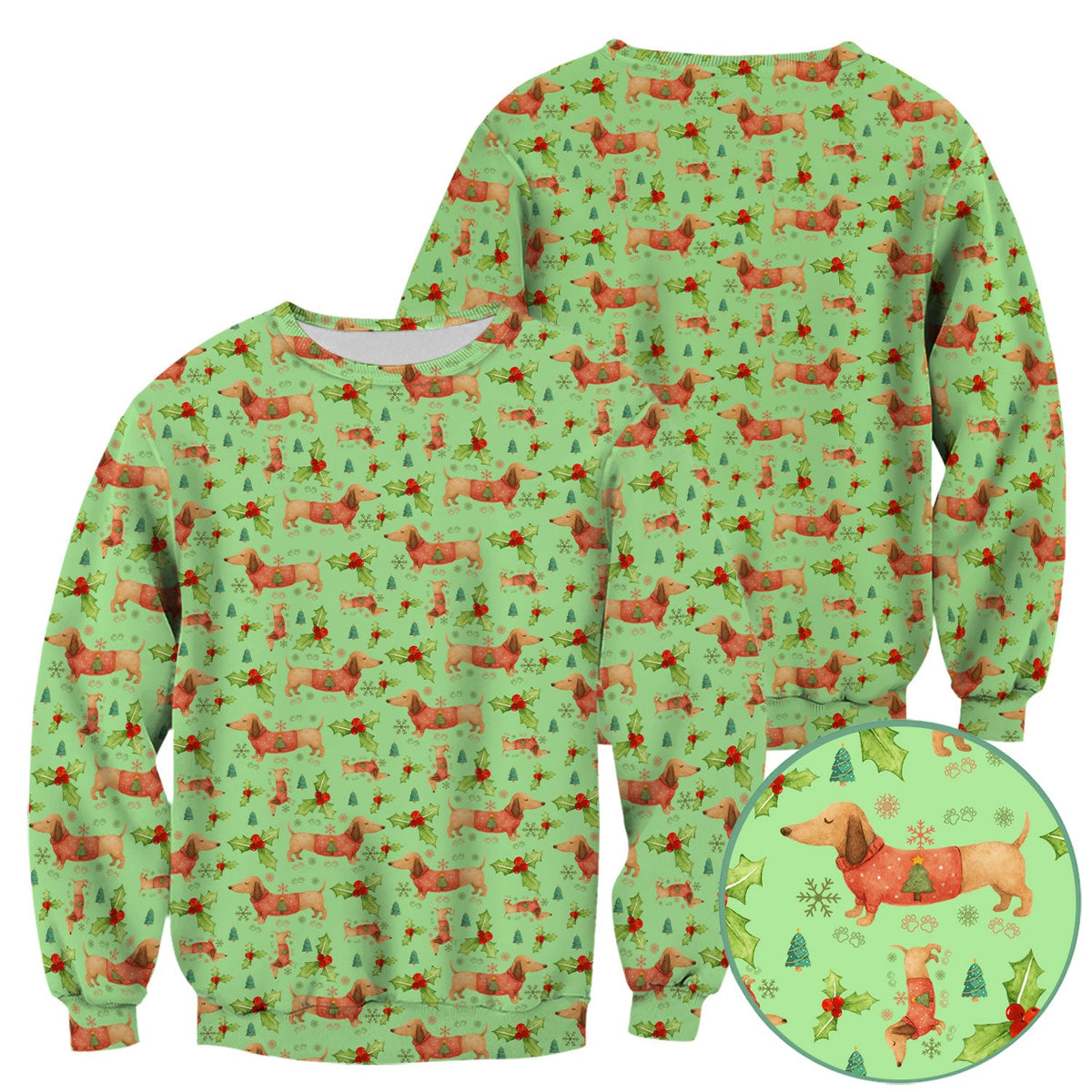 Dachshund Nurse Scrub Top - Christmas Gift