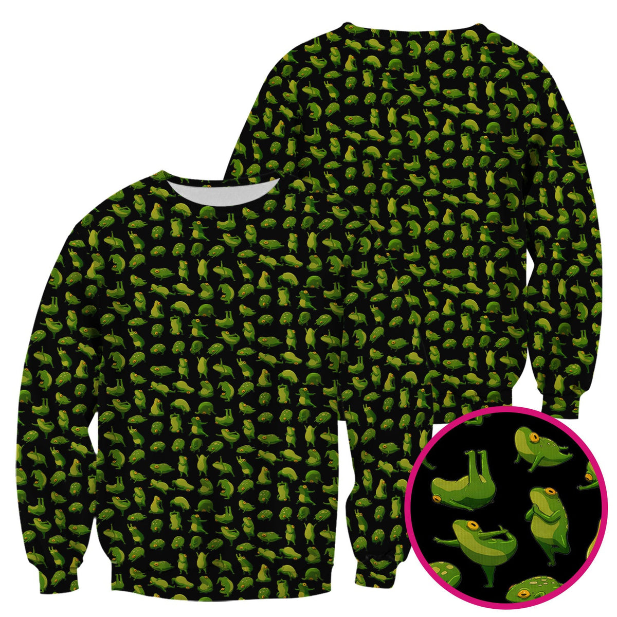Frog Cartoon Nurse Scrub Top