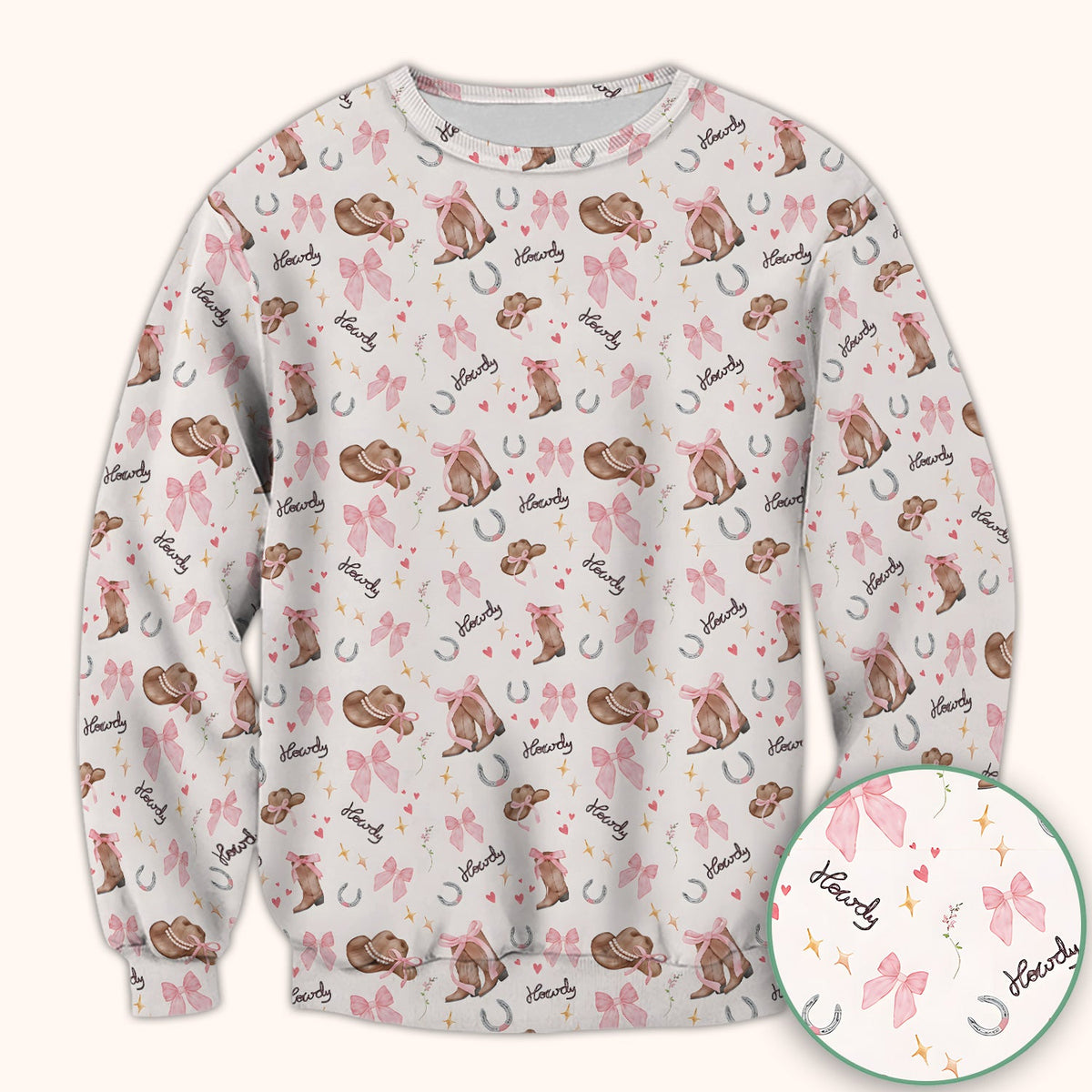 Pink Cowgirl Boots Nurse Scrub Top