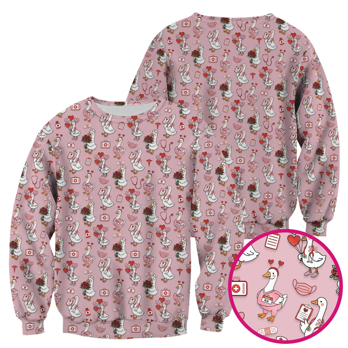 Goose Medical Nurse Scrub Top