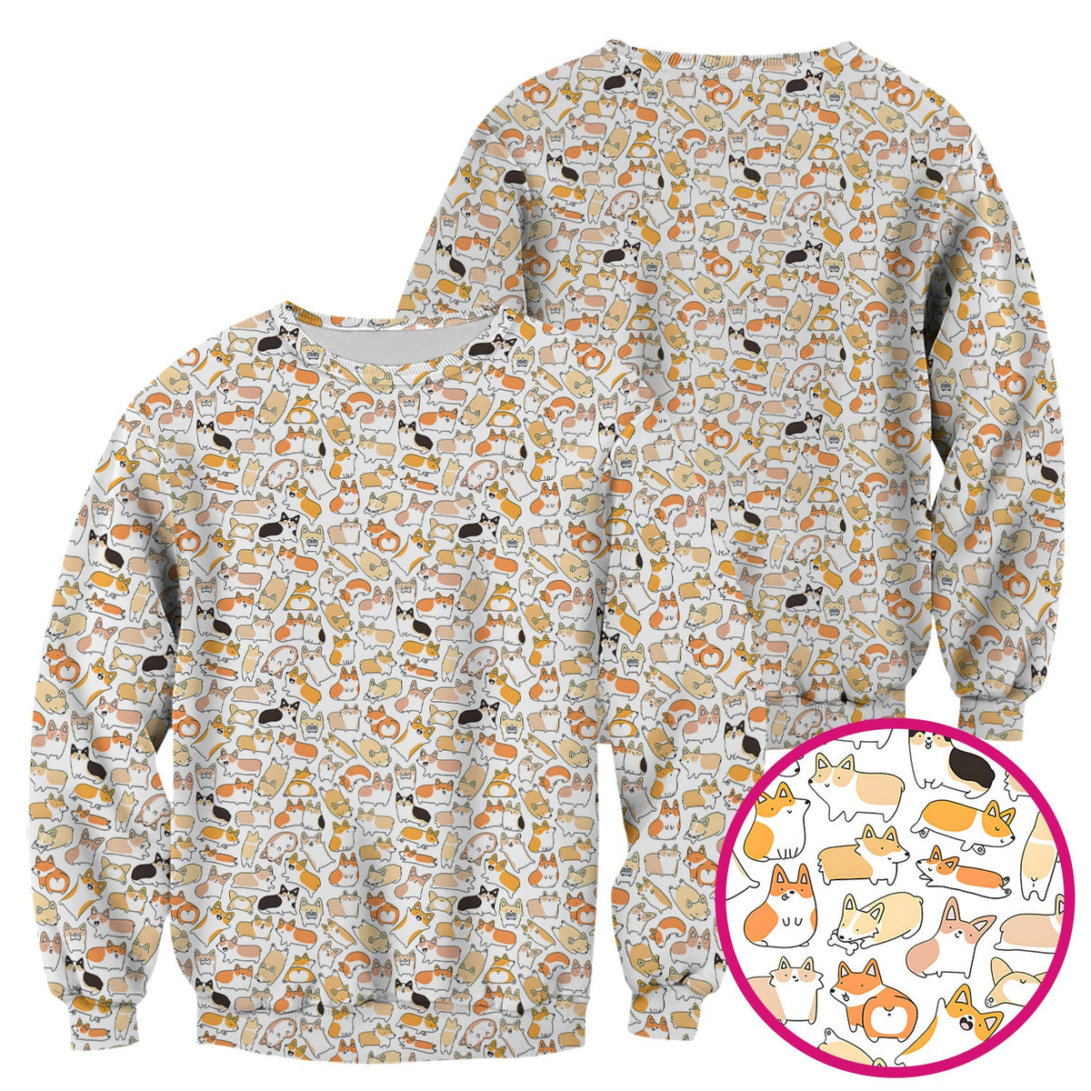 Corgi Nurse Scrub Top