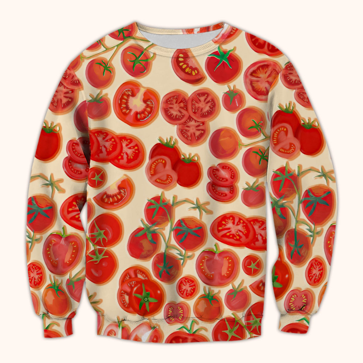 Fresh Cherry Tomato Slices Nurse Scrub Top