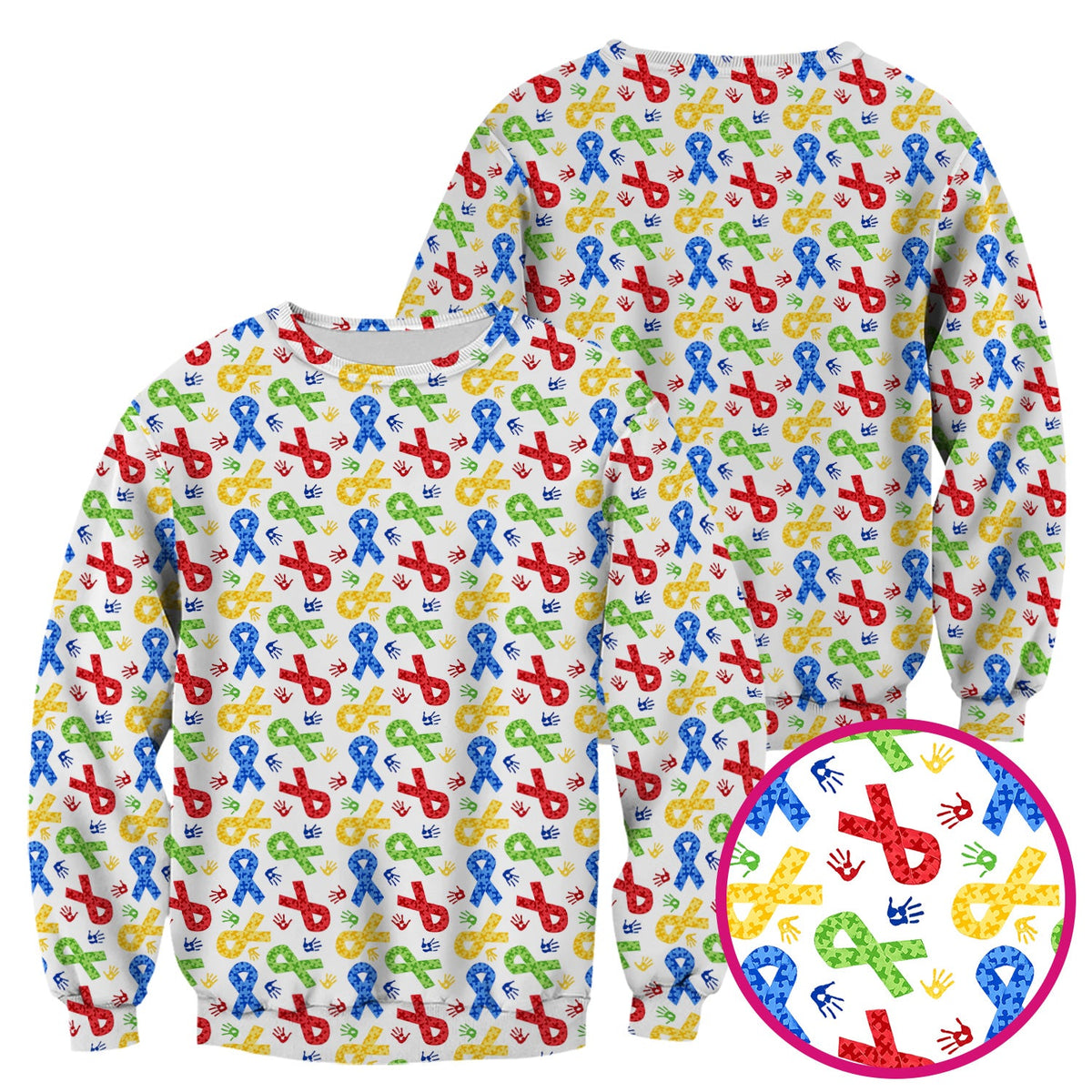 Ribbon Nurse Scrub Top